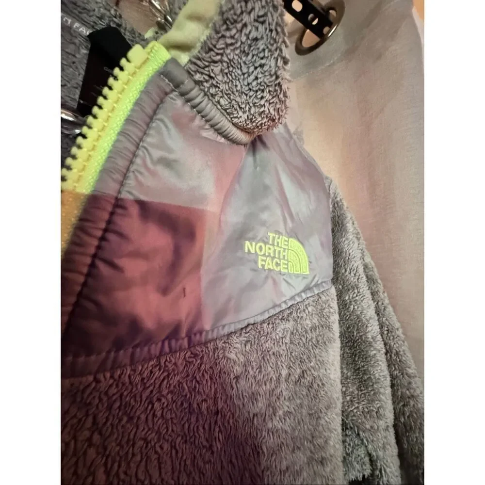 The north face jacket/coat oso/osito/denali hooded zip up fleece sm/kids XL